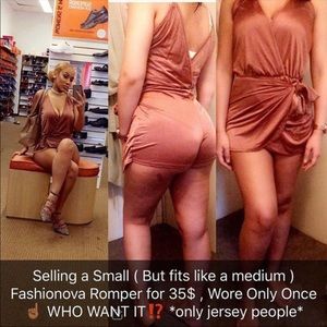 Fashion Nova Bodysuit/romper